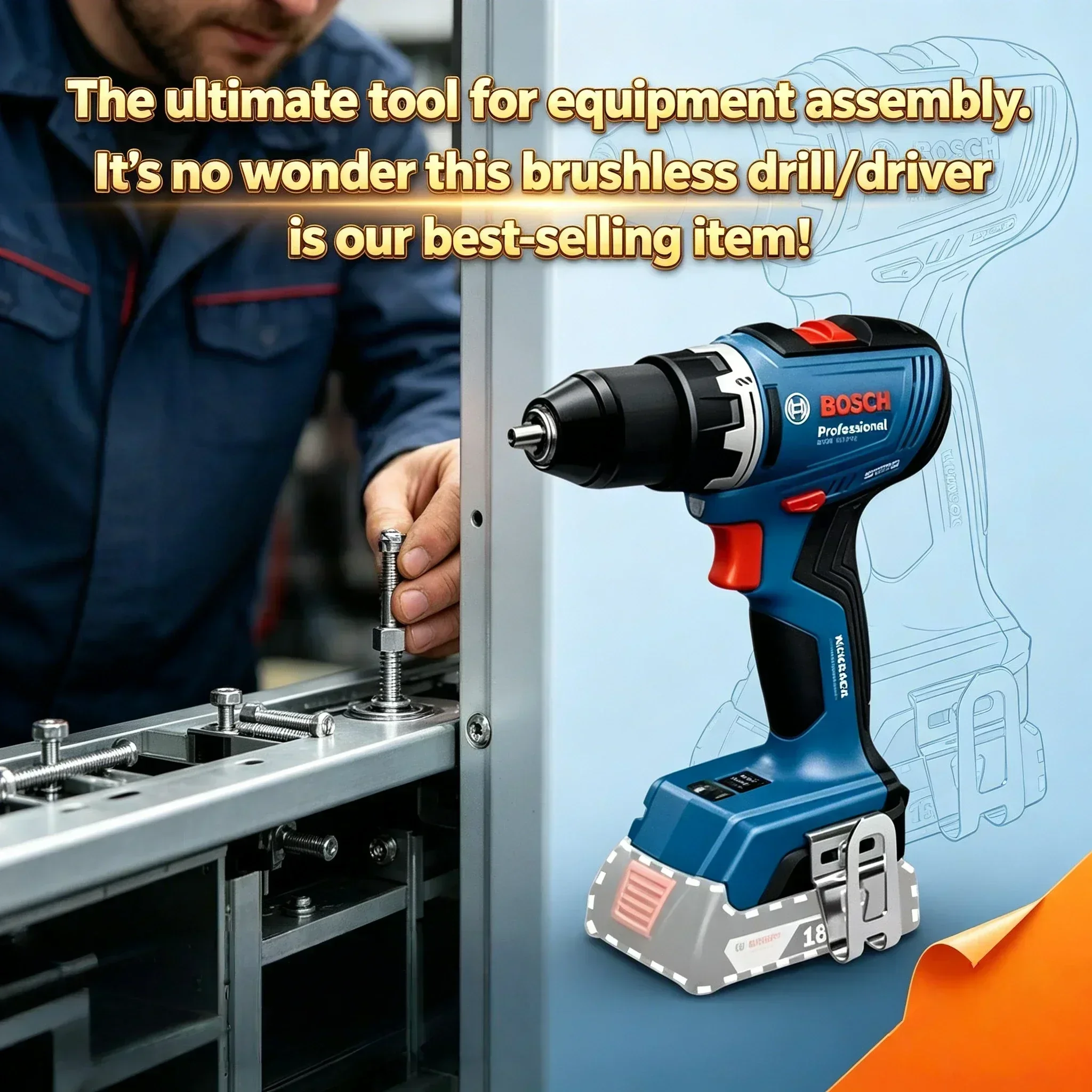 Bosch Drill Gsb 18V - Profesjonalna wiertarka akumulatorowa BOSCH GSR 18V-65