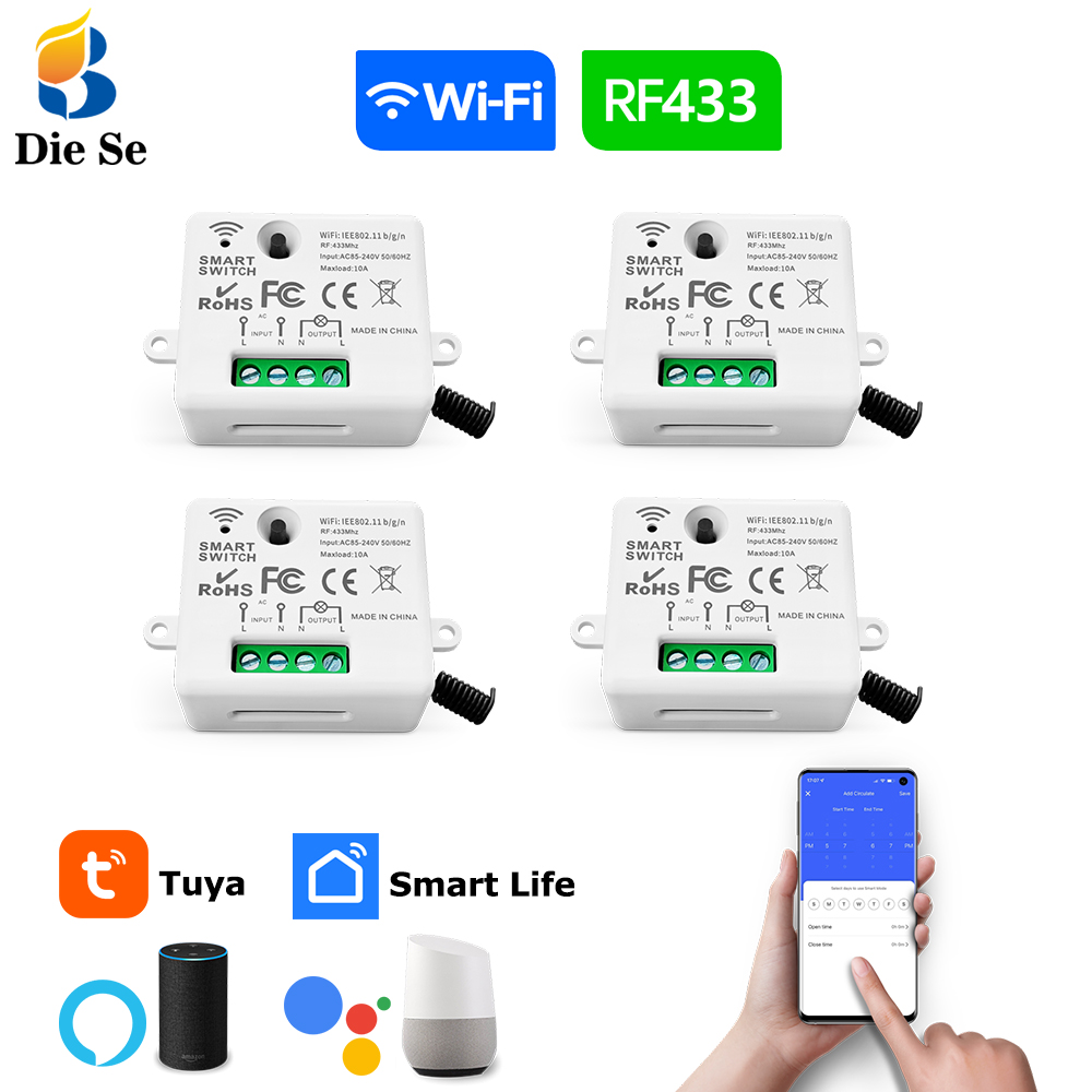 Home Improvement Years - Tuya WiFi inteligentny włącznik światła 433